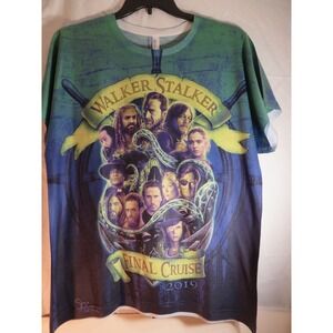 Walking Dead Quad Squad  T-Shirt Scott Spillman Design Size M Double sided